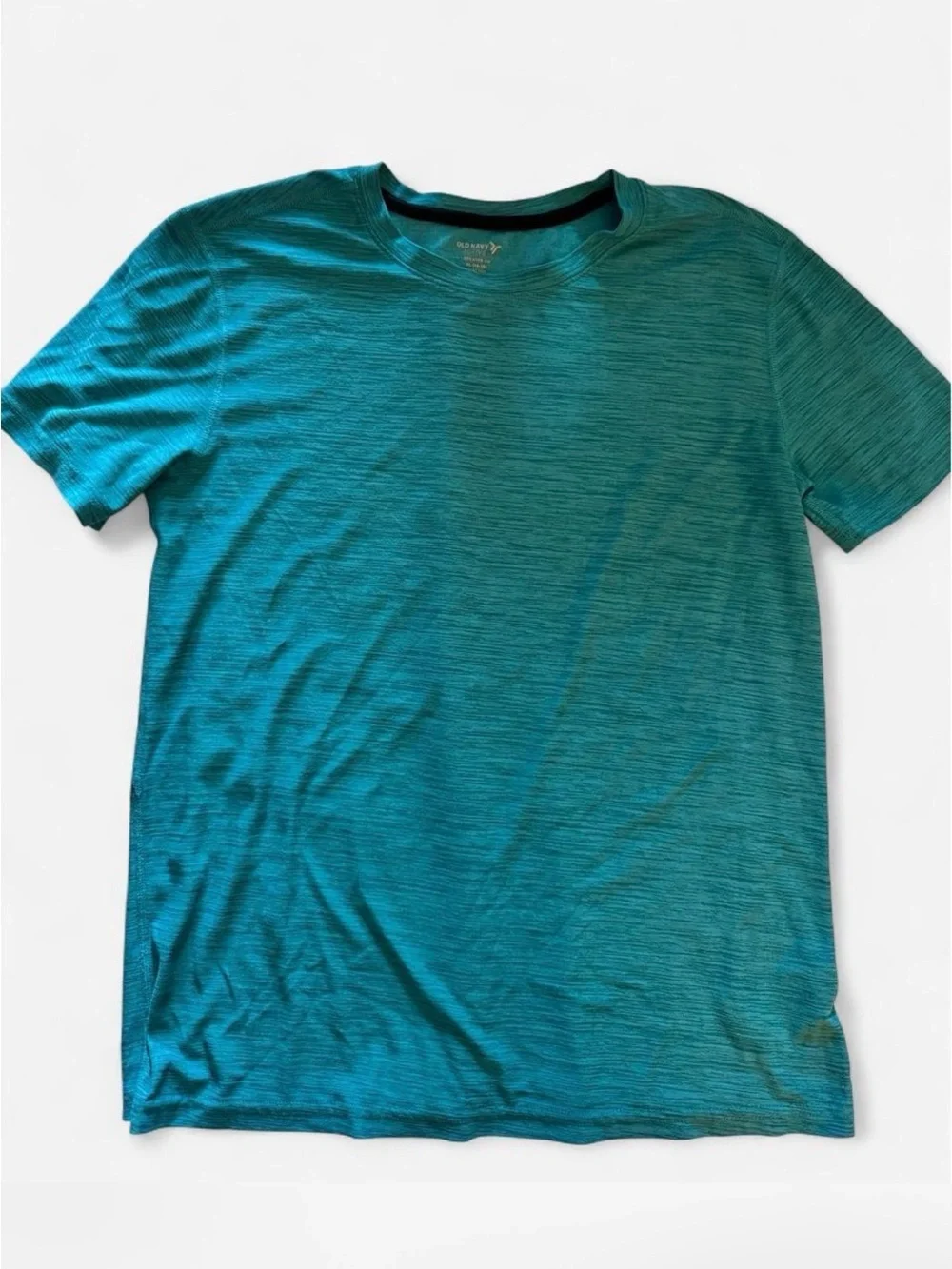 Boys XL Old Navy Teal Heather Performance Crew Neck T-Shirt